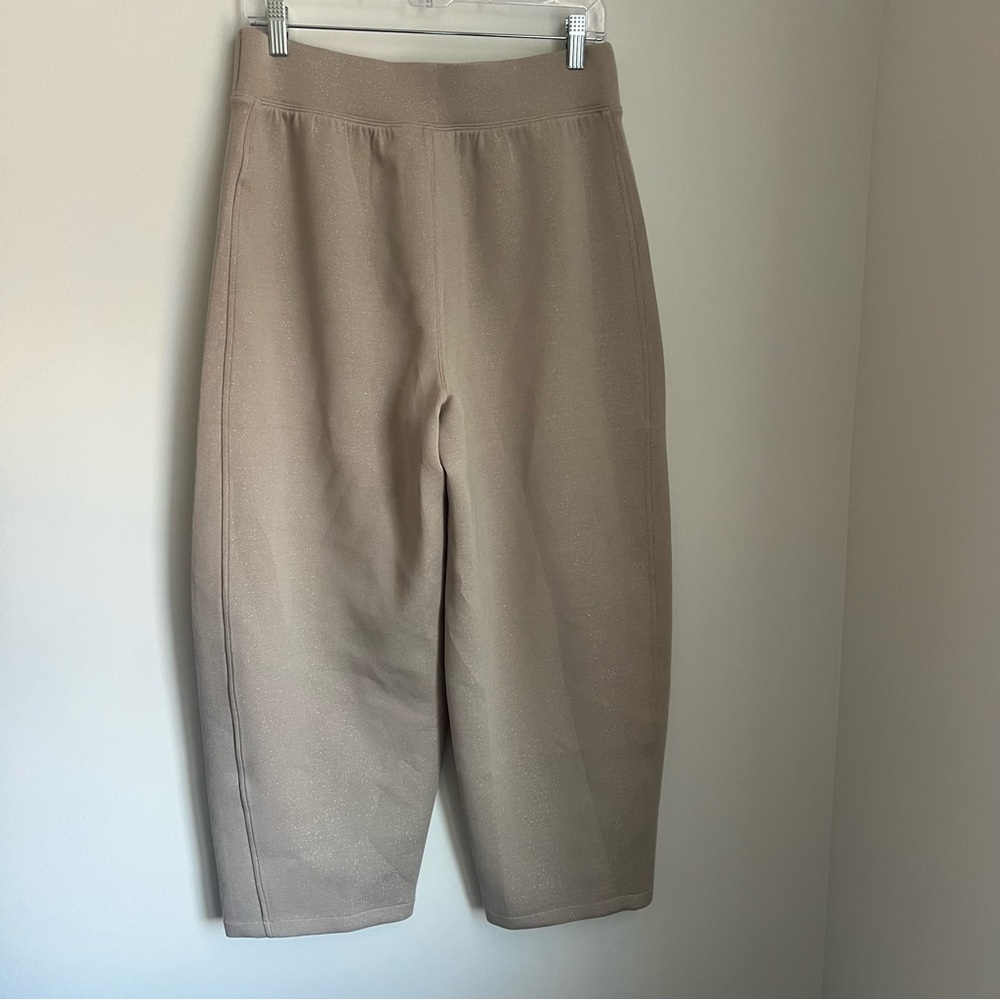 SPANX Barrel Leg AirEssentials Lounge Pants in Luxe Shimmer Women's Large - Picture 5 of 8
